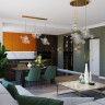 Подвесная светодиодная люстра ODEON LIGHT BUBBLES 4640/36L