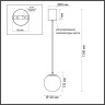 Подвесной светильник ODEON LIGHT MARBELLA 6685/8L