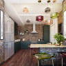 Потолочный светильник ODEON LIGHT PENDANT BINGA 4746/1C